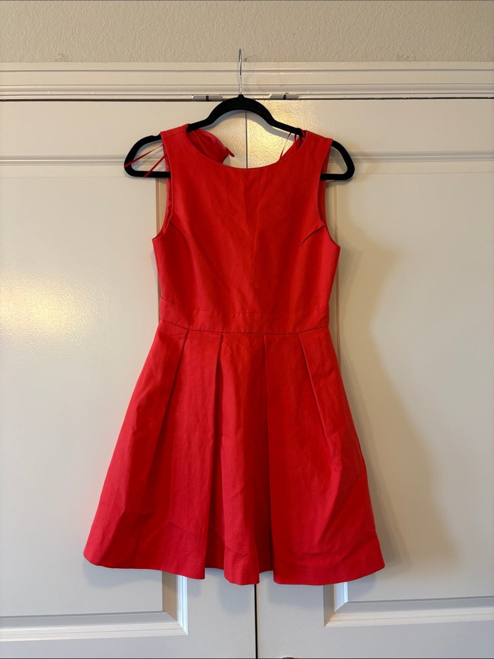 Zara Red Sleeveless A-Line Dress